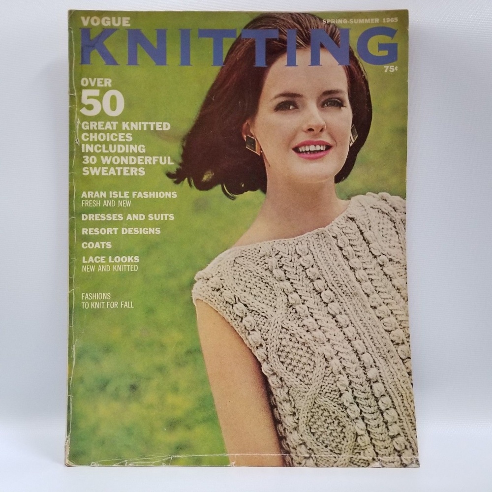 Vogue Knitting Magazine 1965 Spring Summer Pattern
